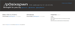 Desktop Screenshot of p0sixspwn.com