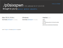 Tablet Screenshot of p0sixspwn.com